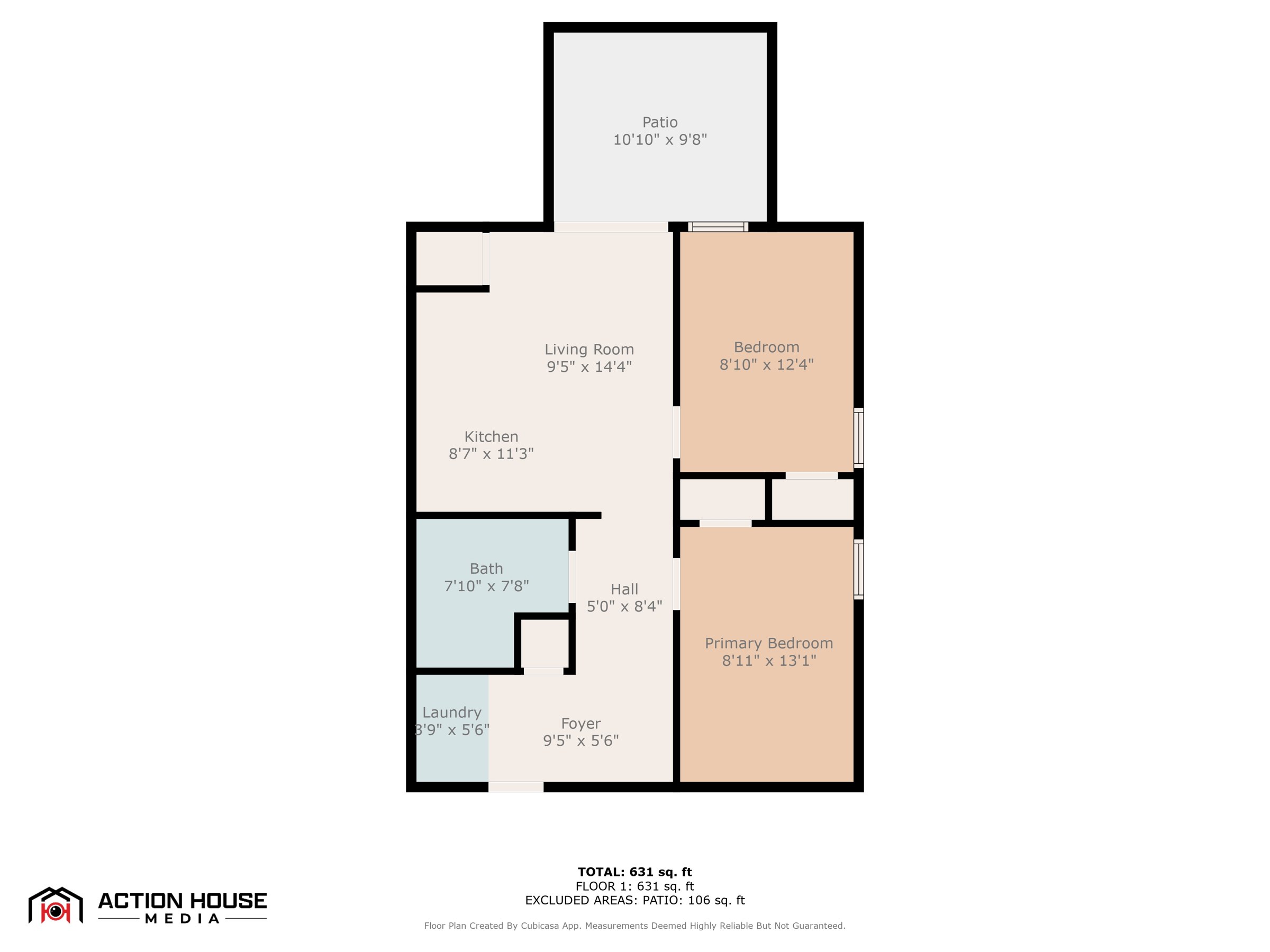 2 bedrooms · 1 bathroom · Ground floor